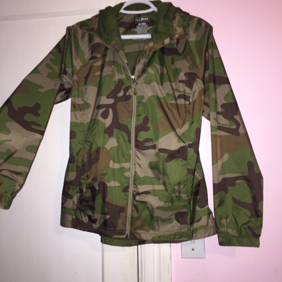 L.L. Bean Jackets & Blazers - L.L.  Bean Camouflage Windbreaker